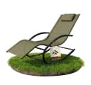 NovaTerra Gartenliege Premium Beige Wetterfest Rostbeständig Bild 2