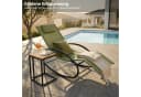 NovaTerra Gartenliege Premium Beige Wetterfest Rostbeständig Bild 5