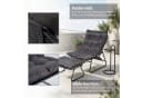 NovaTerra Gartenlounge-Set 3-tlg. Sessel mit Fußstütze & Tisch Bild 5