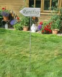 AMBIENTE HAUS Gartenstecker Paradise Grau Metall Bild 1