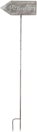 AMBIENTE HAUS Gartenstecker Paradise Grau Metall Bild 2