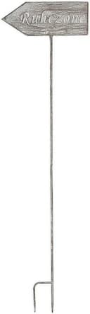 Gartenstecker Ruhezone AMBIENTE HAUS Grau Metall Bild 2