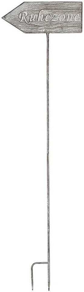 Gartenstecker Ruhezone AMBIENTE HAUS Grau Metall - Bild 2
