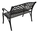 DEGAMO Gartenbank OXFORD Grau Aluminiumguss Wetterfest Bild 4