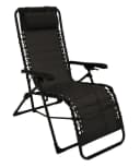 DEGAMO Relaxsessel NIZZA Schwarz Stufenlos Verstellbar Klappbar Bild 3