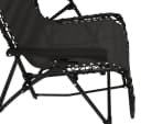 DEGAMO Relaxsessel NIZZA Schwarz Stufenlos Verstellbar Klappbar Bild 5