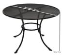 DEGAMO Gartentisch RIVO 110cm rund Streckmetall eisengrau Bild 2