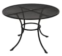DEGAMO Gartentisch RIVO 110cm rund Streckmetall eisengrau Bild 3