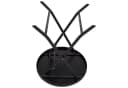 DEGAMO Gartentisch Milano 60cm rund klappbar Metall anthrazit Stahl schwarz Bild 5