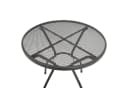 DEGAMO Gartentisch CLASSIC 70cm rund Anthrazit Stahl Bild 2
