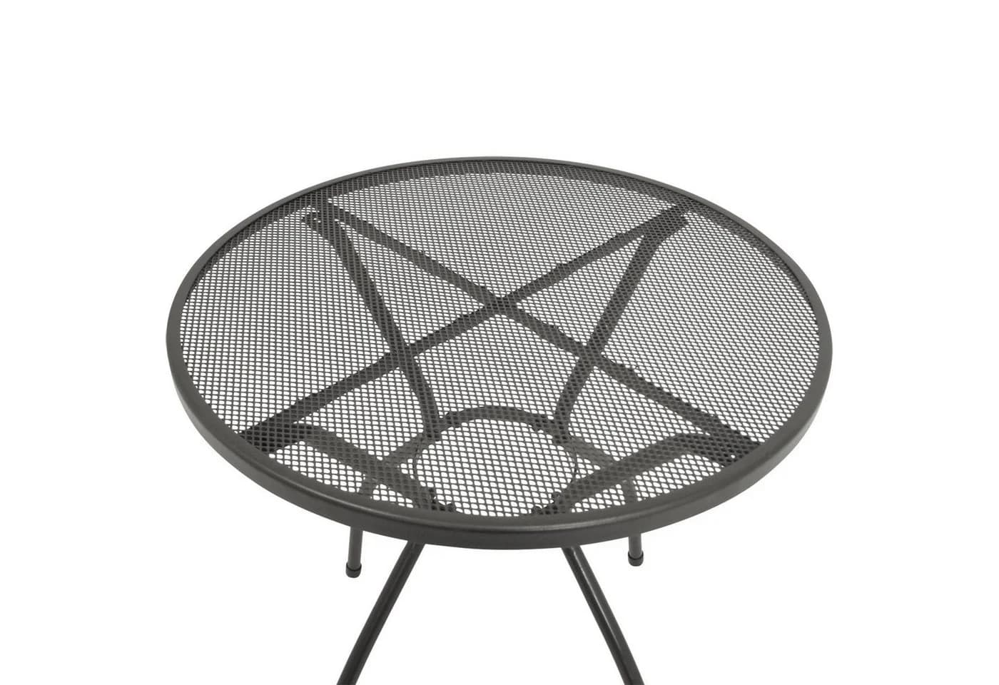DEGAMO Gartentisch CLASSIC 70cm rund Anthrazit Stahl - Bild 2