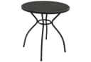 DEGAMO Gartentisch CLASSIC 70cm rund Anthrazit Stahl Bild 3