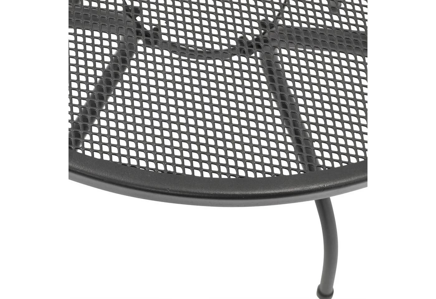 DEGAMO Gartentisch CLASSIC 70cm rund Anthrazit Stahl - Bild 5