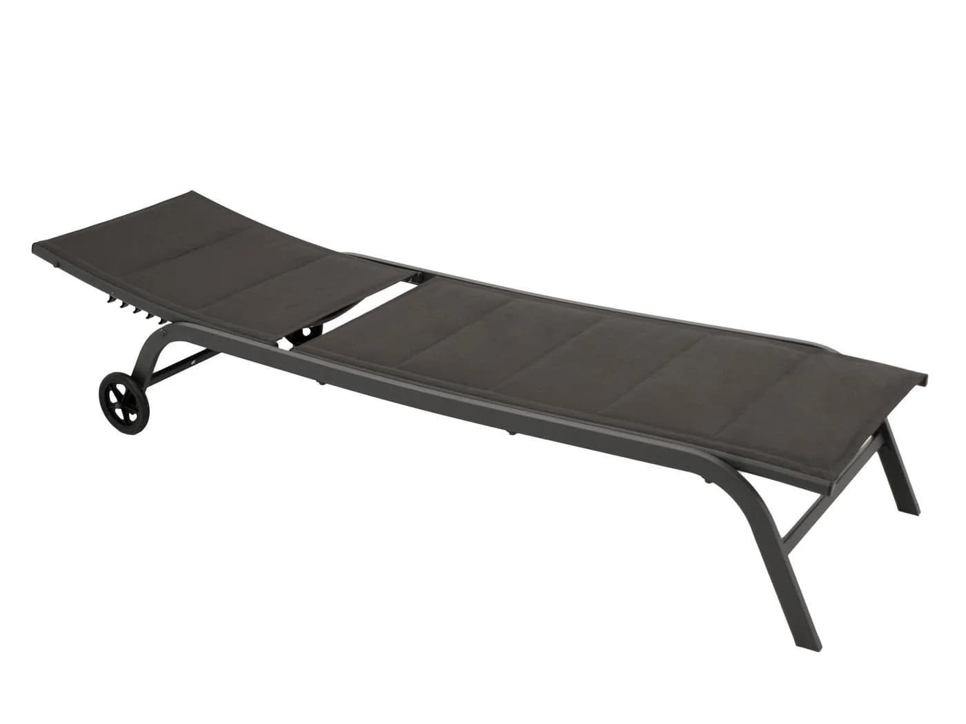 DEGAMO Rollliege RIVA Metall Anthrazit Grau Verstellbar Gepolstert - Bild 2