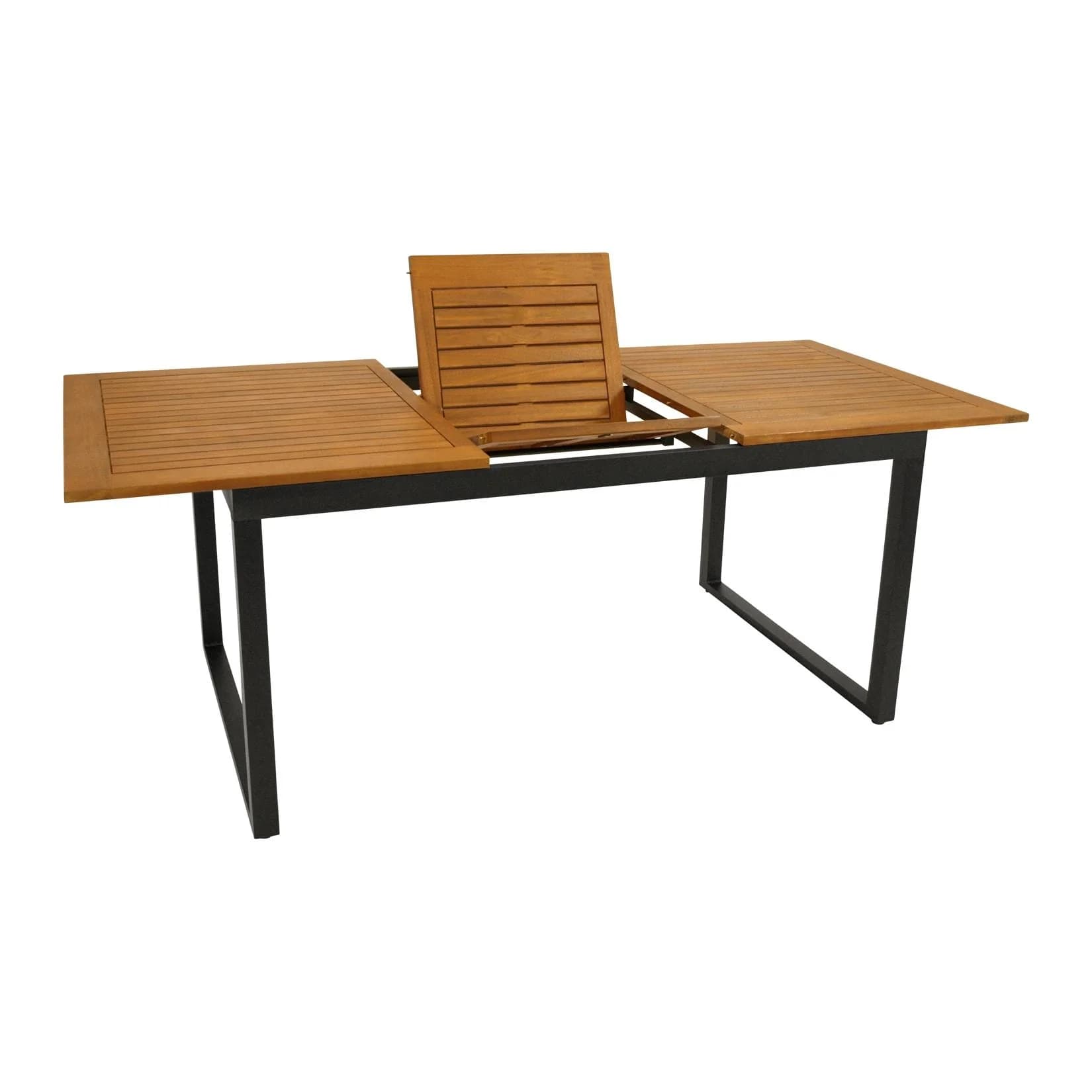 DEGAMO Ausziehtisch Rivello 150/200x90cm Akazie geölt Aluminium anthrazit