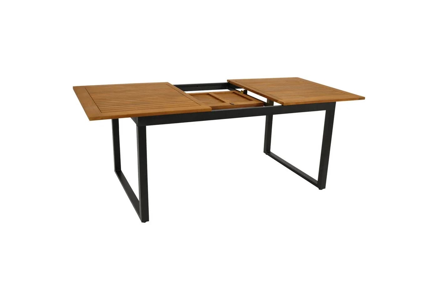 DEGAMO Ausziehtisch Rivello 150/200x90cm Akazie geölt Aluminium anthrazit - Bild 2