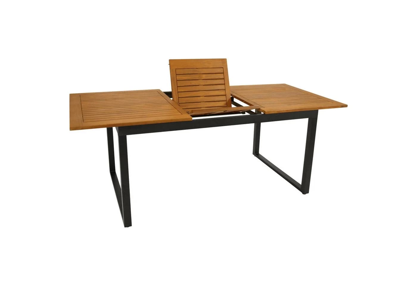 DEGAMO Ausziehtisch Rivello 150/200x90cm Akazie geölt Aluminium anthrazit - Bild 3