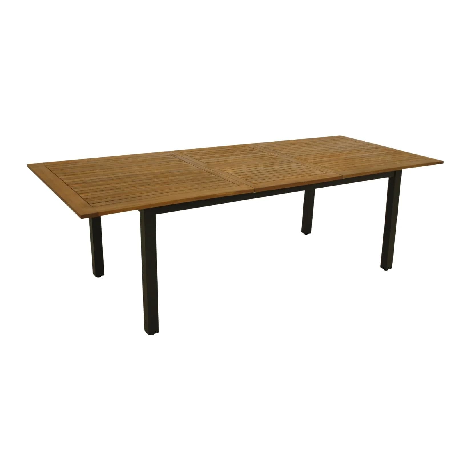 DEGAMO Gartentisch SARONNO Ausziehbar Aluminium Anthrazit Akazie