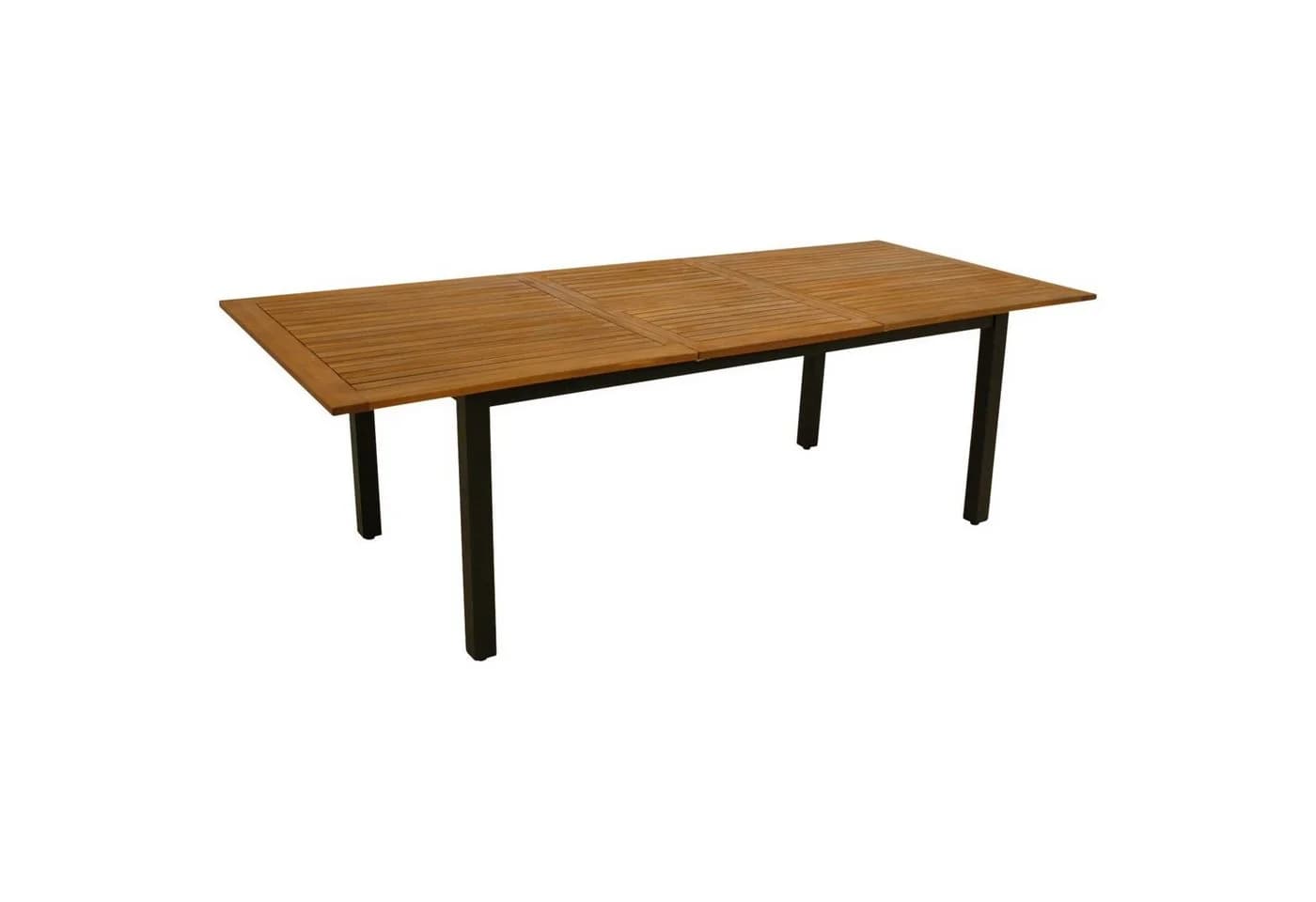 DEGAMO Gartentisch SARONNO Ausziehbar Aluminium Anthrazit Akazie - Bild 2