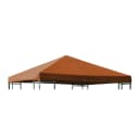DEGAMO Pavillon-Ersatzdach 3x3 Meter Terracotta PVC-beschichtet Bild 1