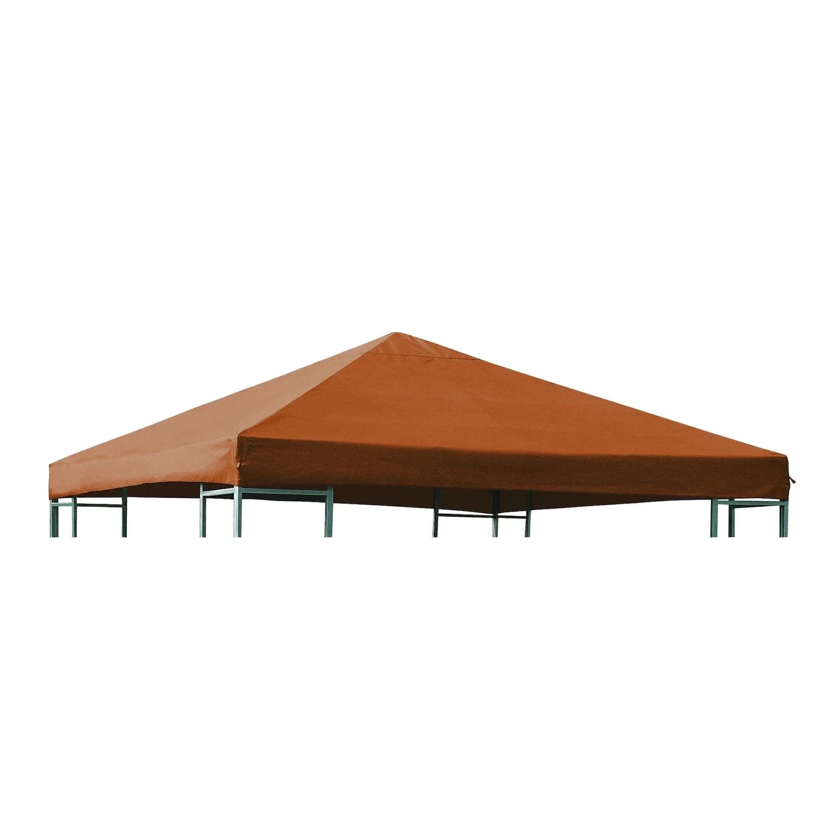DEGAMO Pavillon-Ersatzdach 3x3 Meter Terracotta PVC-beschichtet
