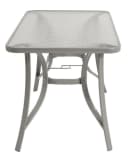 DEGAMO Gartentisch FLORENZ Metall Glas Silbergrau Modern Bild 4