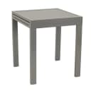 DEGAMO Balkon-Ausziehtisch AMALFI Silber Grau Aluminium Glas Bild 2