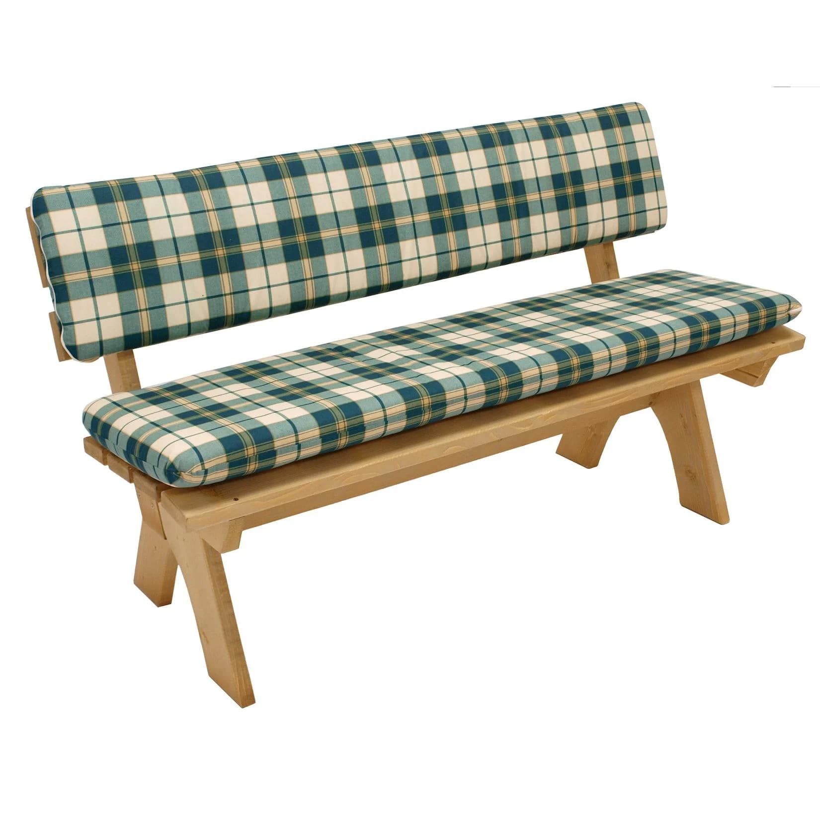DEGAMO Bankauflage BOSTON 3-sitzer Grün/Beige 2-teilig
