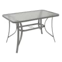 DEGAMO Garten-Essgruppe RAVENNA 5-tlg. Grau/Schwarz Aluminium Bild 1