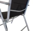DEGAMO Garten-Essgruppe RAVENNA 5-tlg. Grau/Schwarz Aluminium Bild 5