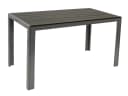 DEGAMO Gartentisch SORANO Aluminium Kunstholz Grau Bild 3