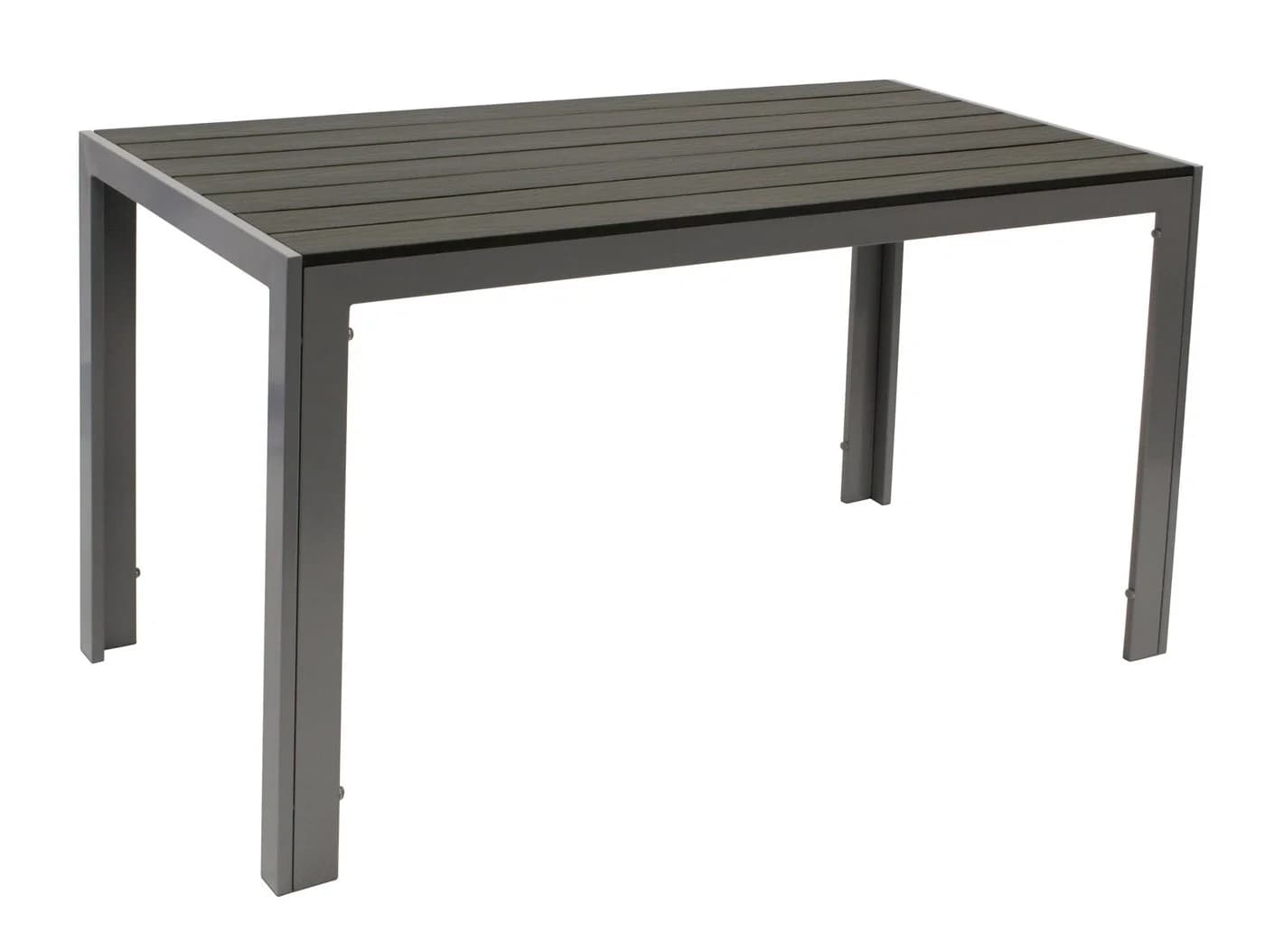 DEGAMO Gartentisch SORANO Aluminium Kunstholz Grau - Bild 3