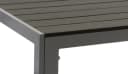 DEGAMO Gartentisch SORANO Aluminium Kunstholz Grau Bild 4