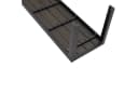 DEGAMO Gartenbank SORANO 2-sitzer 120cm Alu anthrazit Kunstholz grau wetterfest Bild 5