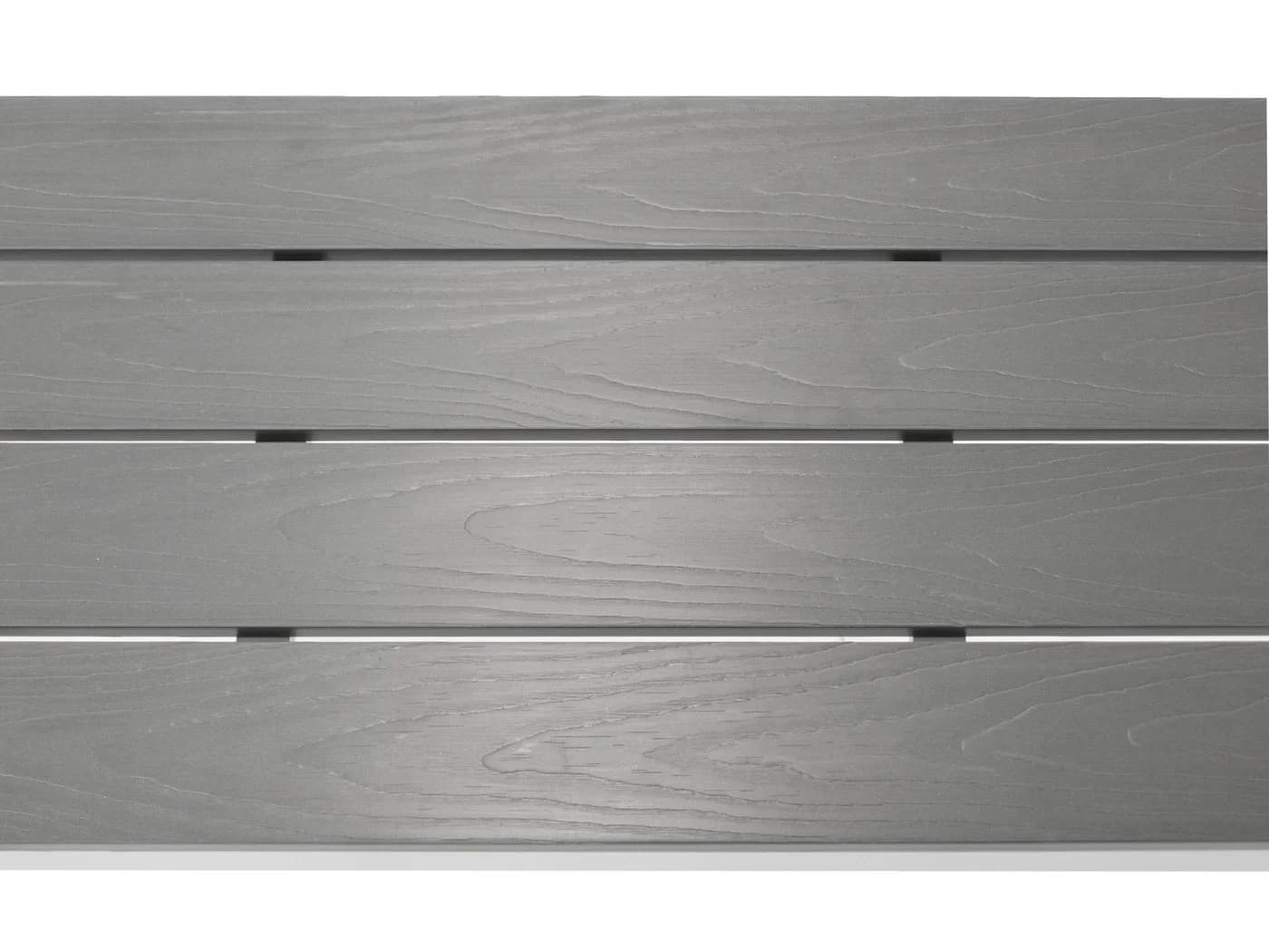 DEGAMO Gartenbank SORANO 2-Sitzer Grau Silber Aluminium - Bild 4