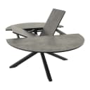 DEGAMO Gartentisch LYON ausziehbar oval Alu anthrazit ECP Bild 1