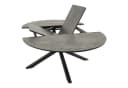 DEGAMO Gartentisch LYON ausziehbar oval Alu anthrazit ECP Bild 3