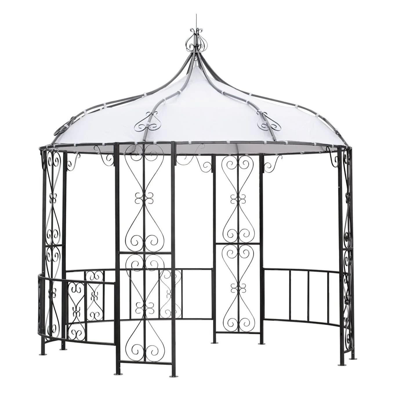DEGAMO Ersatzdach für Pavillon Burma Weiss PVC-beschichtet - Bild 2