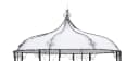 DEGAMO Ersatzdach für Pavillon Burma Weiss PVC-beschichtet Bild 3