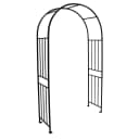 DEGAMO Rosenbogen VERSAILLES Schwarz Metall Hammerschlagoptik Bild 1