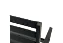 DEGAMO Gartenbank ATLANTA 2-sitzer Aluminium schwarz modern Bild 4