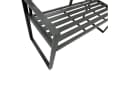 DEGAMO Gartenbank ATLANTA 2-sitzer Aluminium dunkelgrau modern Bild 5