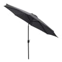 DEGAMO Marktschirm 300cm Grau Knickbar mit Kurbel Bild 1