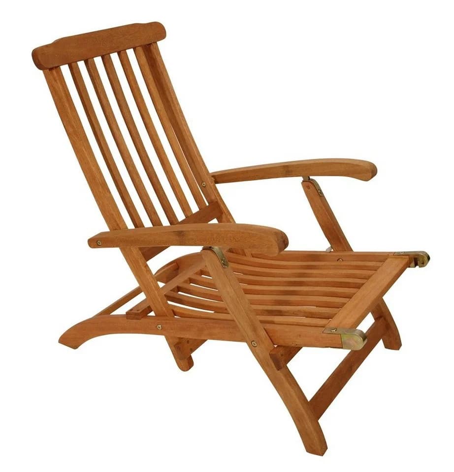 DEGAMO Deckchair MAINE Klappbar Eukalyptus - Bild 4