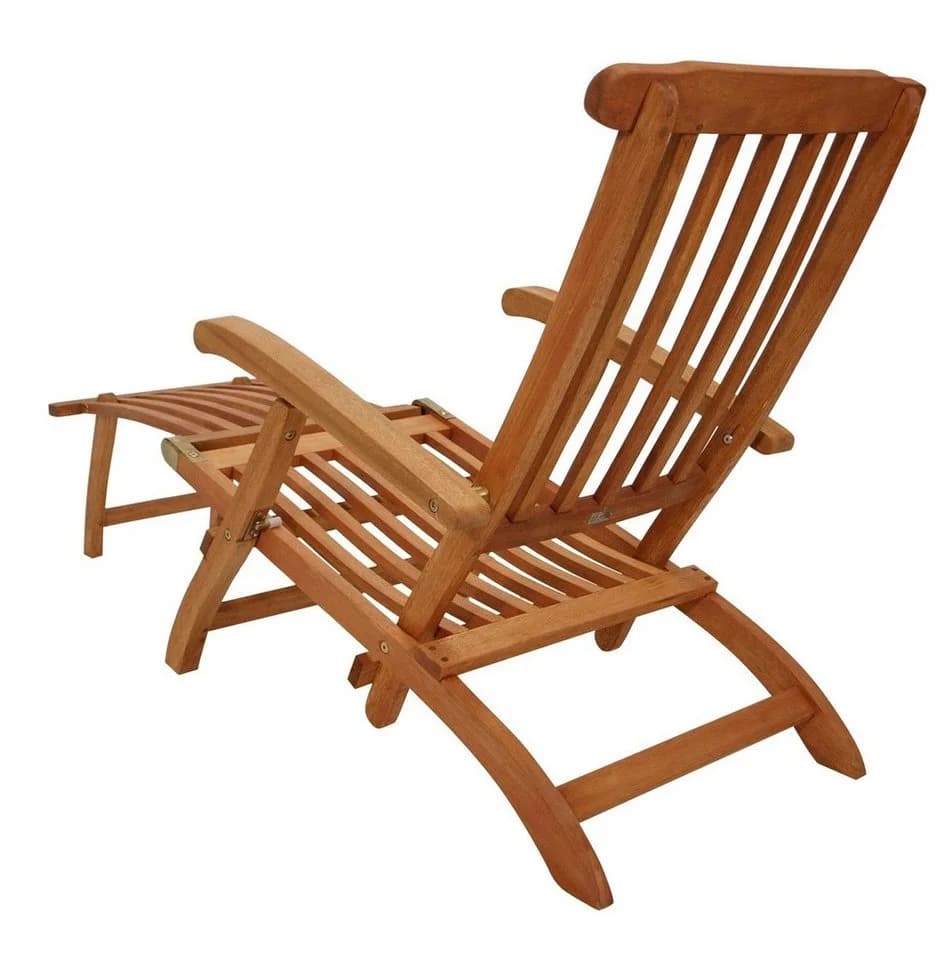 DEGAMO Deckchair MAINE Klappbar Eukalyptus - Bild 5