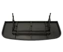 DEGAMO Balkonhängetisch 120x40cm Metall Polyrattan Schwarz Bild 2
