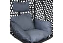 RAMROXX Hängesessel Style XXL Schwarz/Grau mit Kissen Bild 3