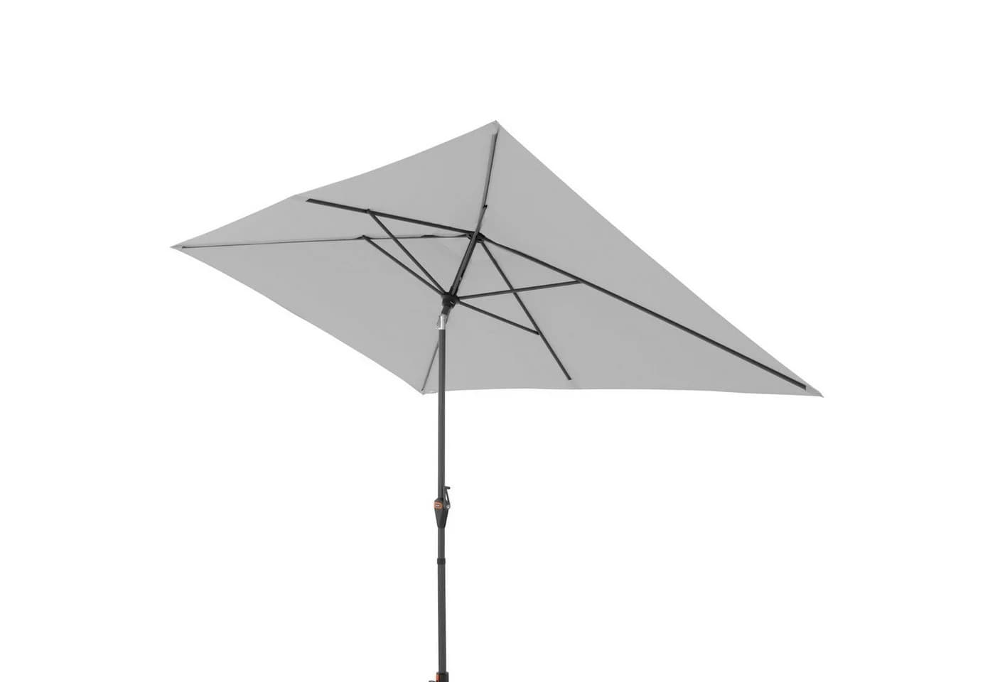doppler® Sonnenschirm myZone Mittelmastschirm Auto-Tilt Grau