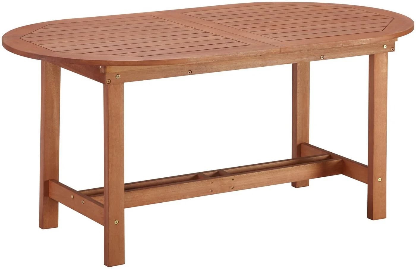 MERXX Maracaibo Gartentisch Oval Braun Ausziehbar