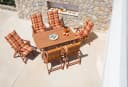 Gartentisch aus FSC®-zertifiziertem teilmassivem Holz Bild 4